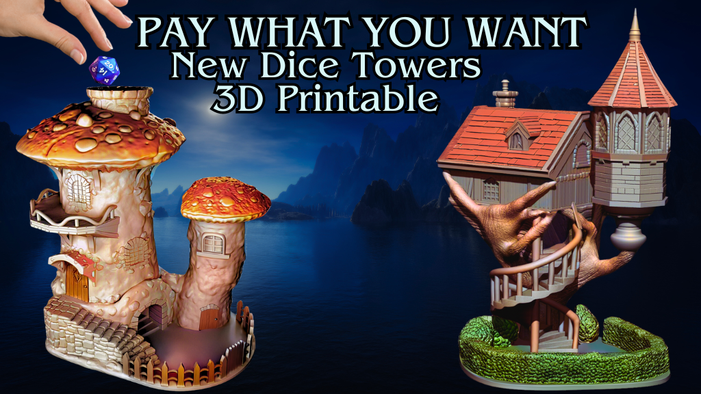 Fantasy Dice Towers Vol2: All Stretch Goals [Merchant L/T]